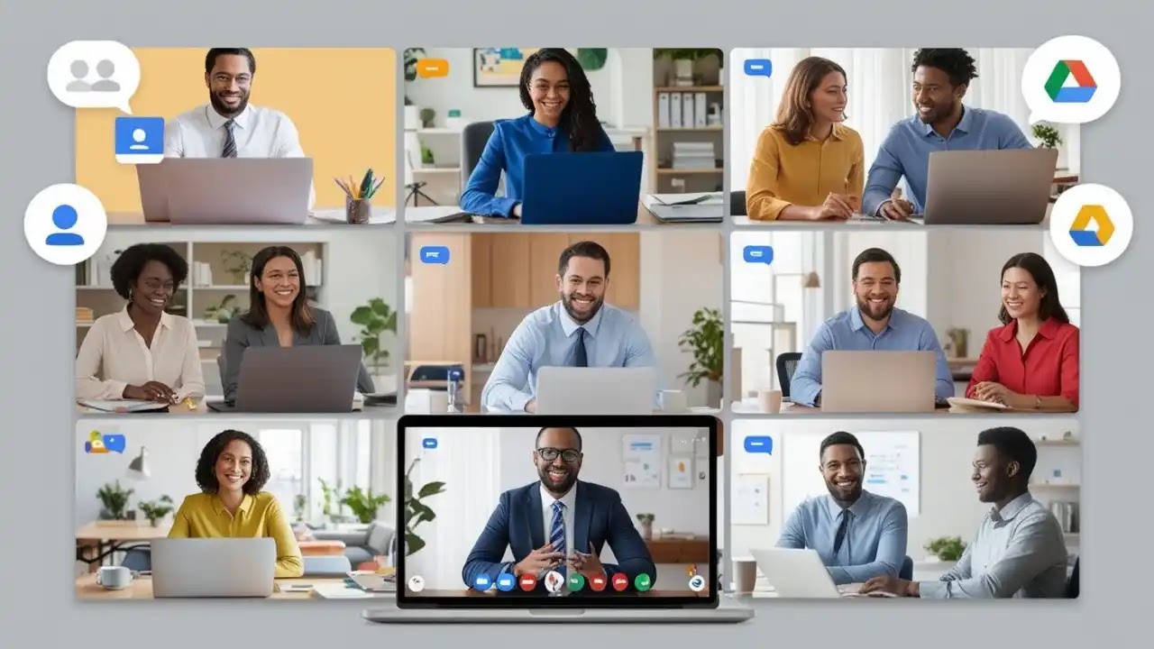 Connecting via Google Meet
