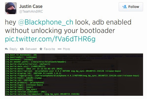 Blackphone hacking, Blackphone security, rooted, BlackHat 2014