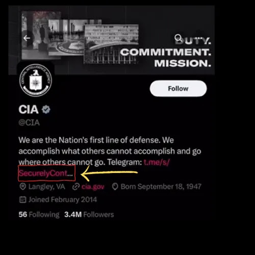 hijacking of CIA informant channel