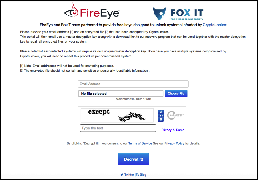 CryptoUnlocker, Ransomware decrypt tool, remove crypto virus