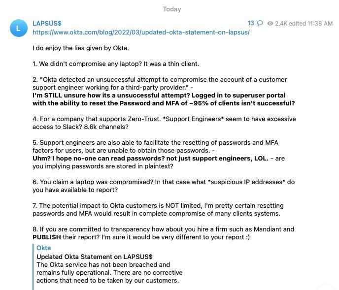 Lapsus counter Statement