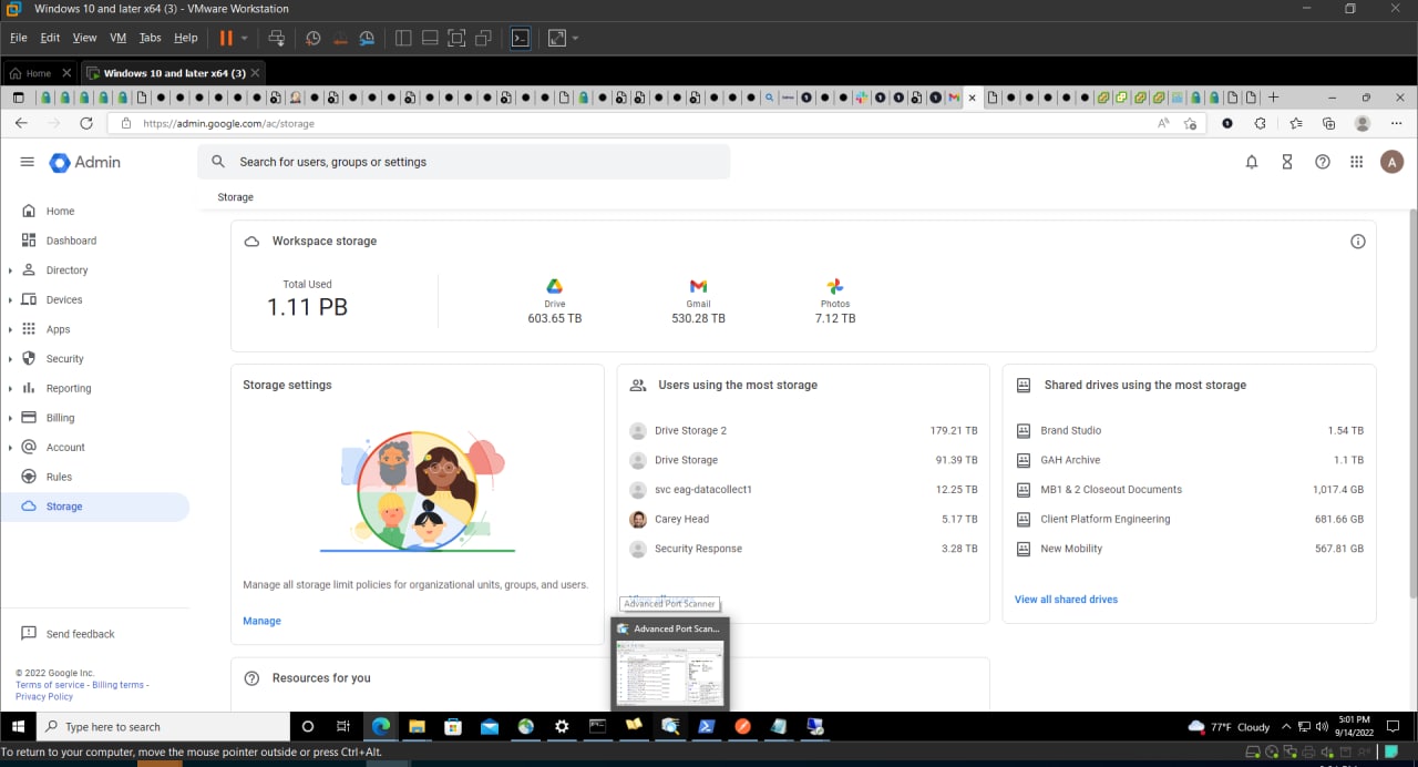 Google 1.11 PB data