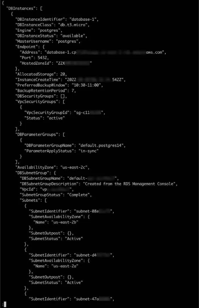 Shiba AWS List Instances Shiba AWS List Instances