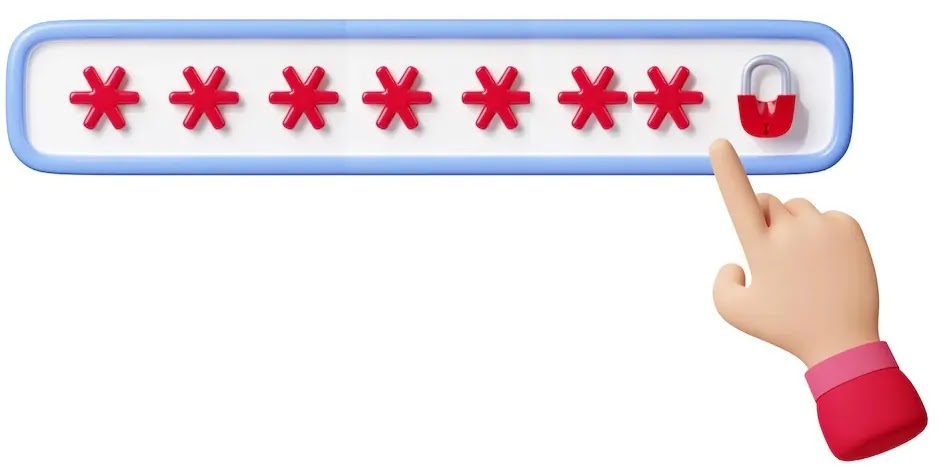 Long password for online accounts