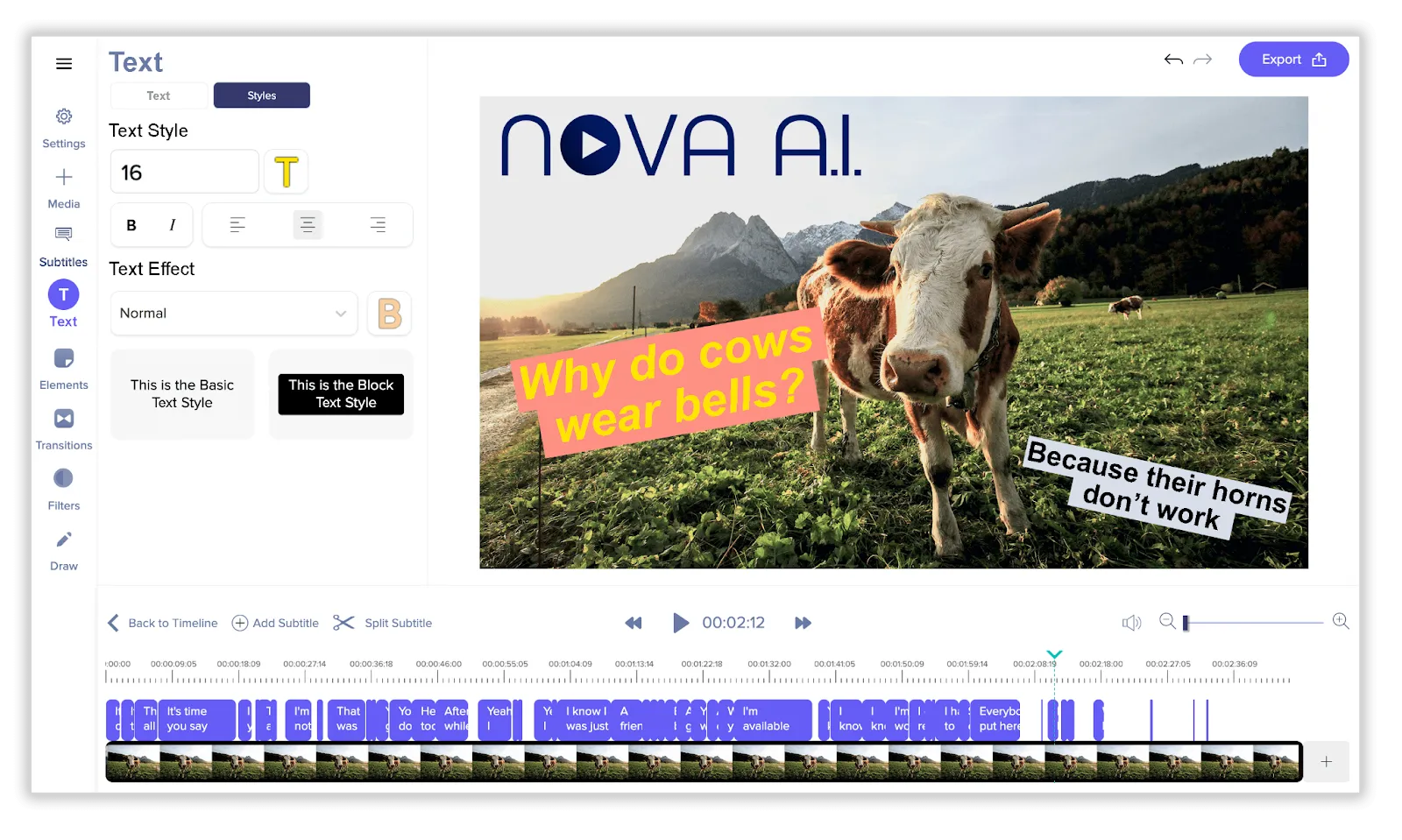 NOVA AI Additional Features
