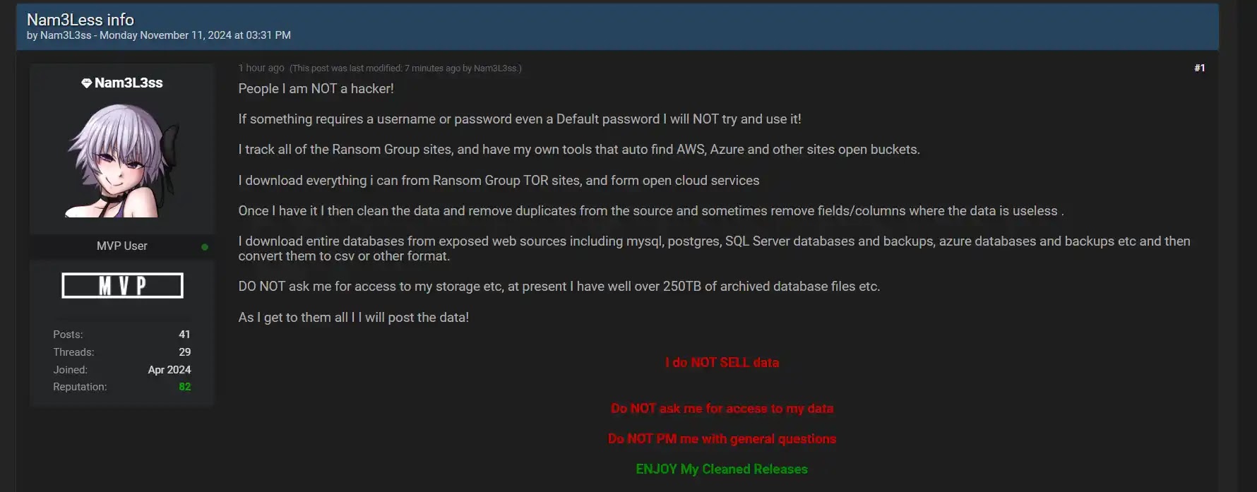 Nam3Less info