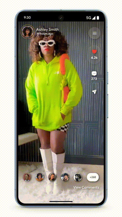 Circle to Search can help you quickly identify items in a photo or video. Circle to Search can help you quickly identify items in a photo or video.