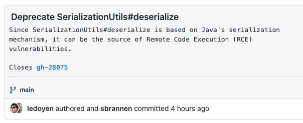 Spring Code RCE Fix