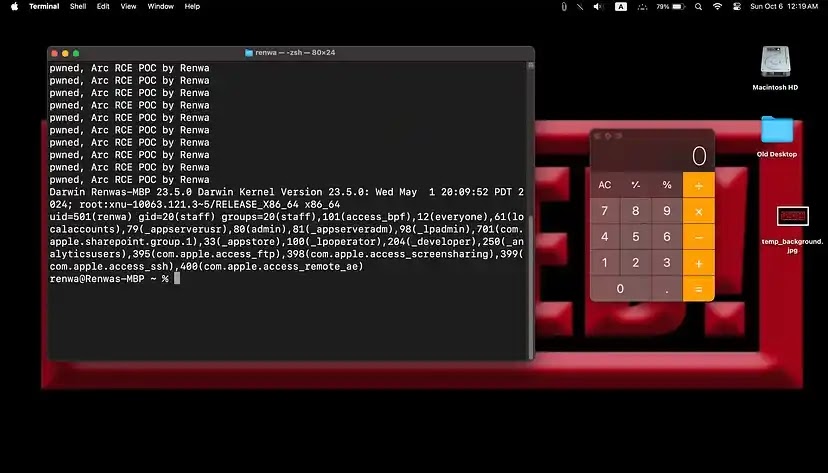 Arc Browser RCE