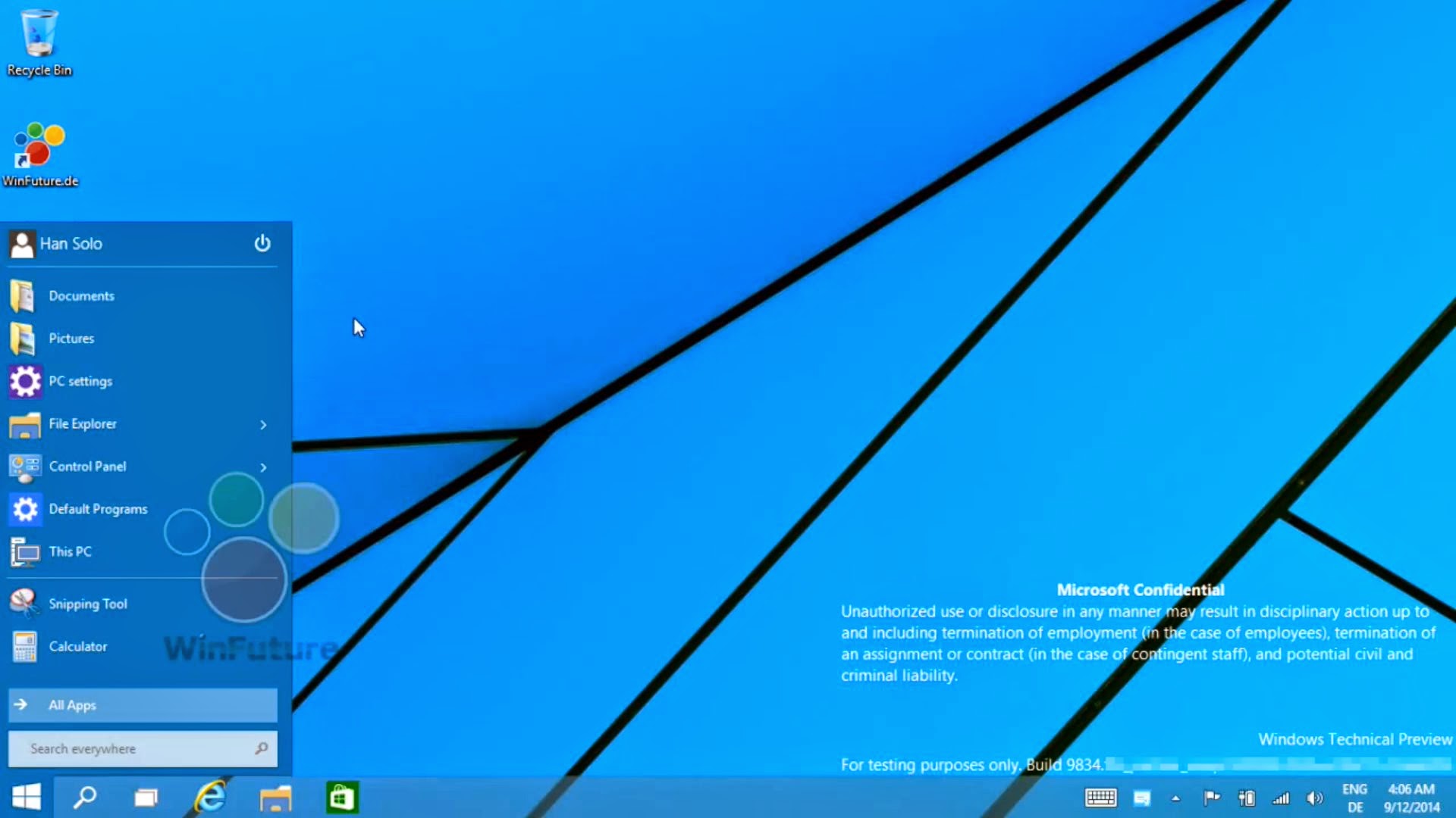 Windows 9's new Start menu demonstrated on video, check the start menu of Windows 9, features of Windows 9, leaks about Windows 9, News on Windows 9, release date of Windows 9, Microsoft announced Windows 9