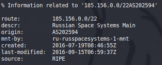 Server Information