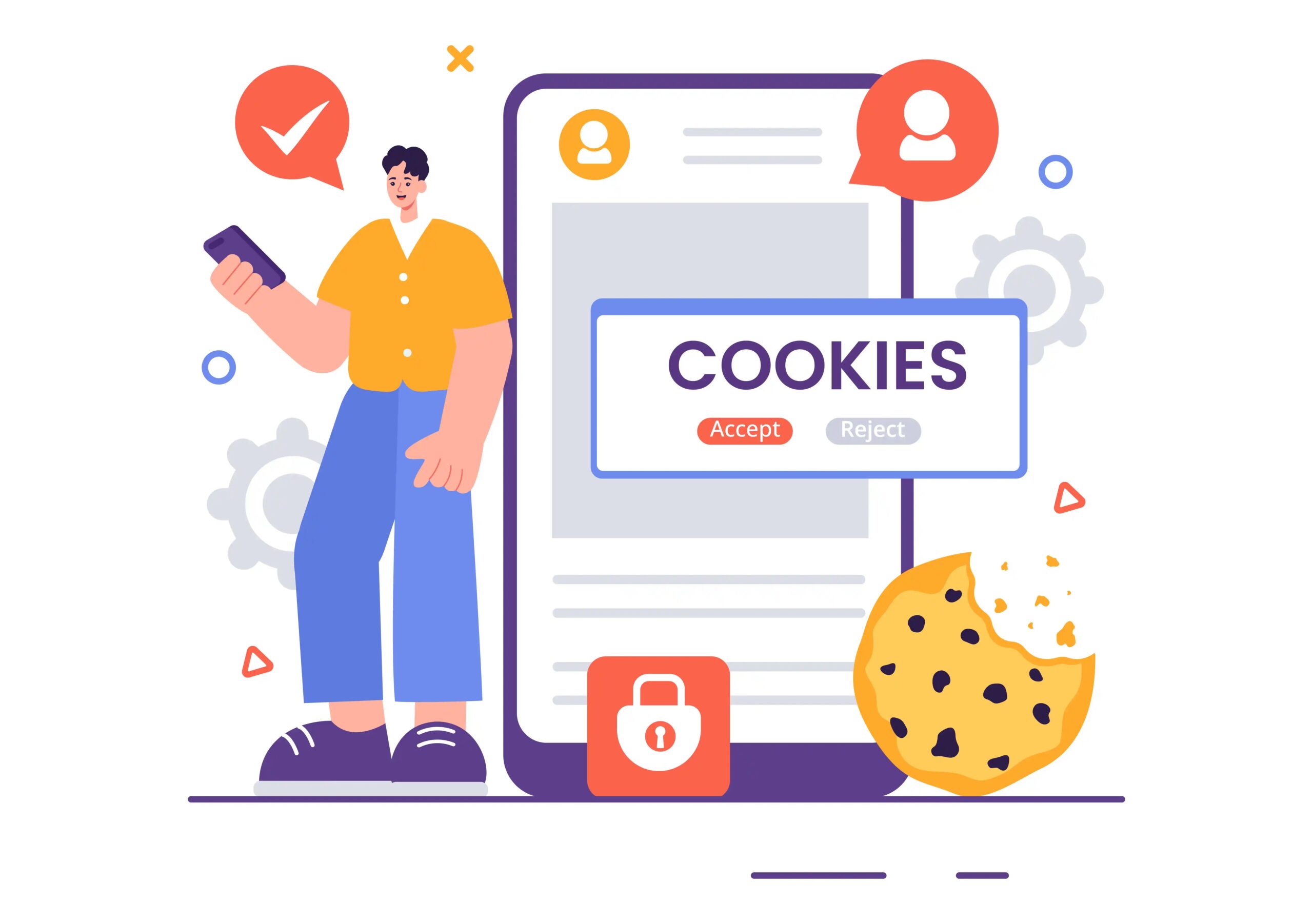 Cookies track users
