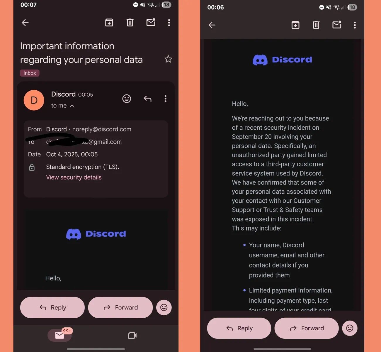 Discord Hack email