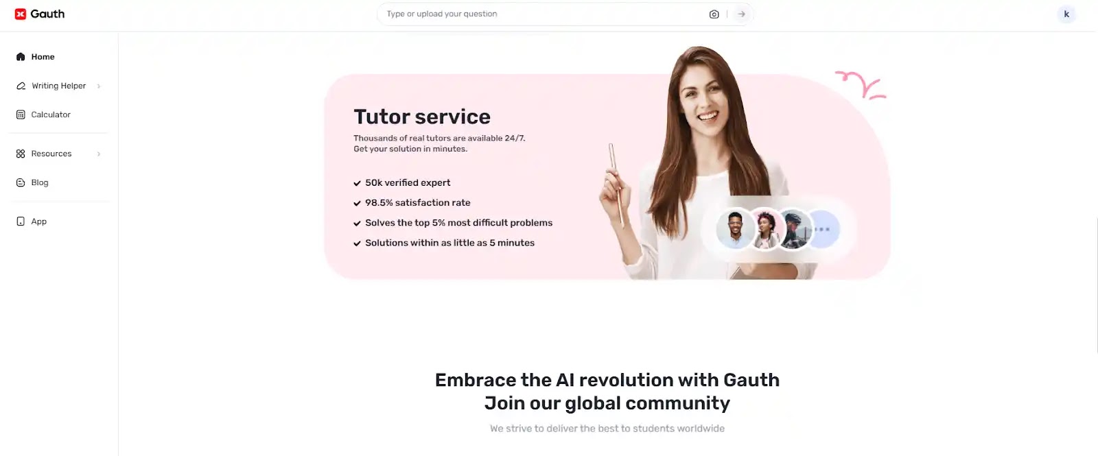 Gauth Makes Math easy