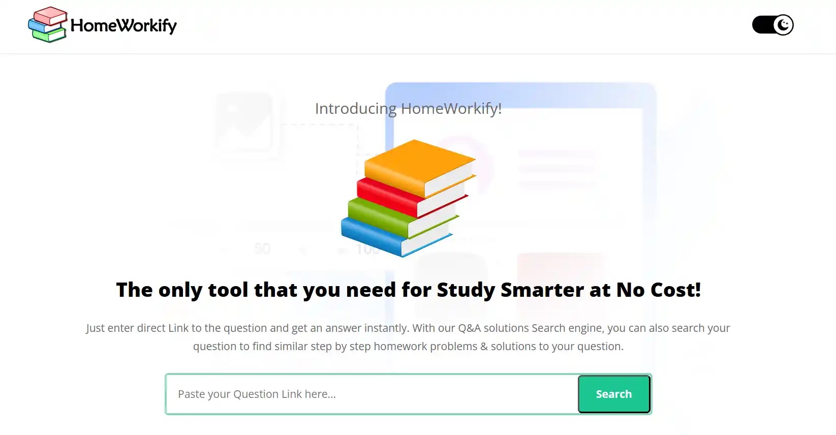 Homeworkify website