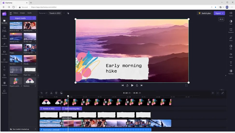 Microsoft Designer & Clipchamp