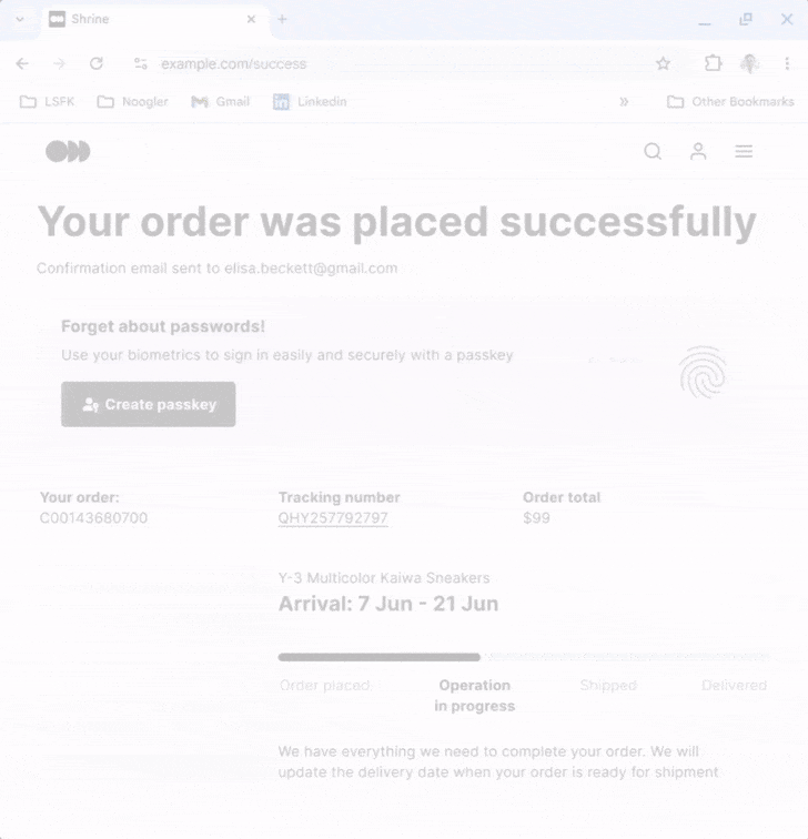 Google PIN Feature
