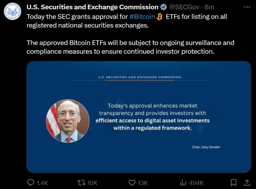 Sec Twitter account hacked
